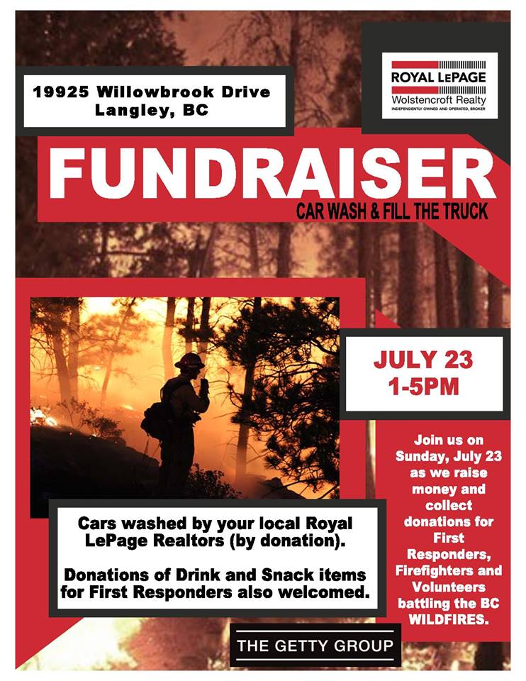 royal-lepage-wolstencroft-realty-wild-fires-fundraiser-poster