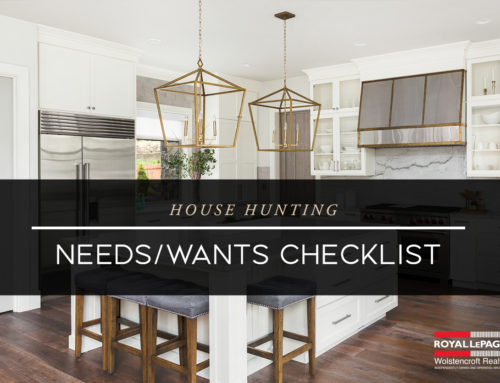 House Hunting Needs/Wants Checklist